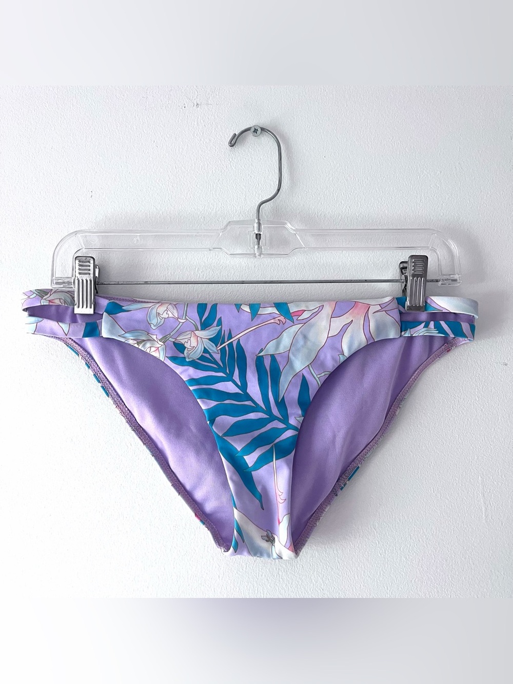 Billabong Lavendar Tropical Bikini Bottoms